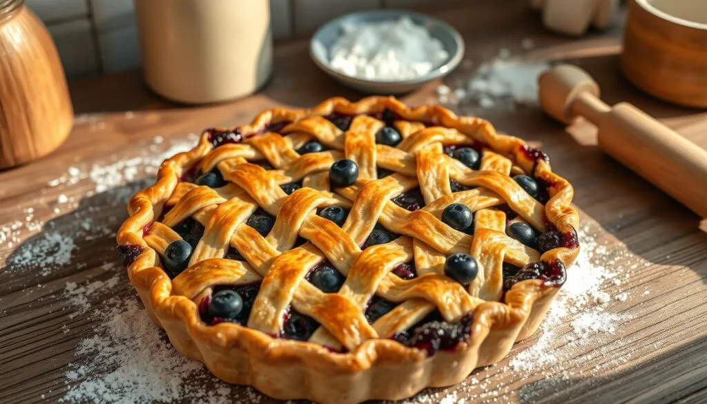 Lattice Top Blueberry Pie Lattice Top Blueberry Pie